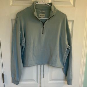 American Eagle cropped zip up